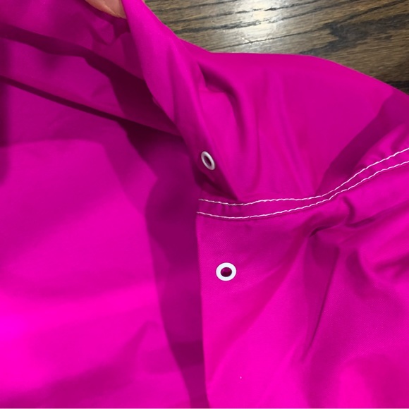 New OP Ocean Pacific Men’s Windbreaker Jacket Pink Magenta Japanese Size L - Picture 10 of 12
